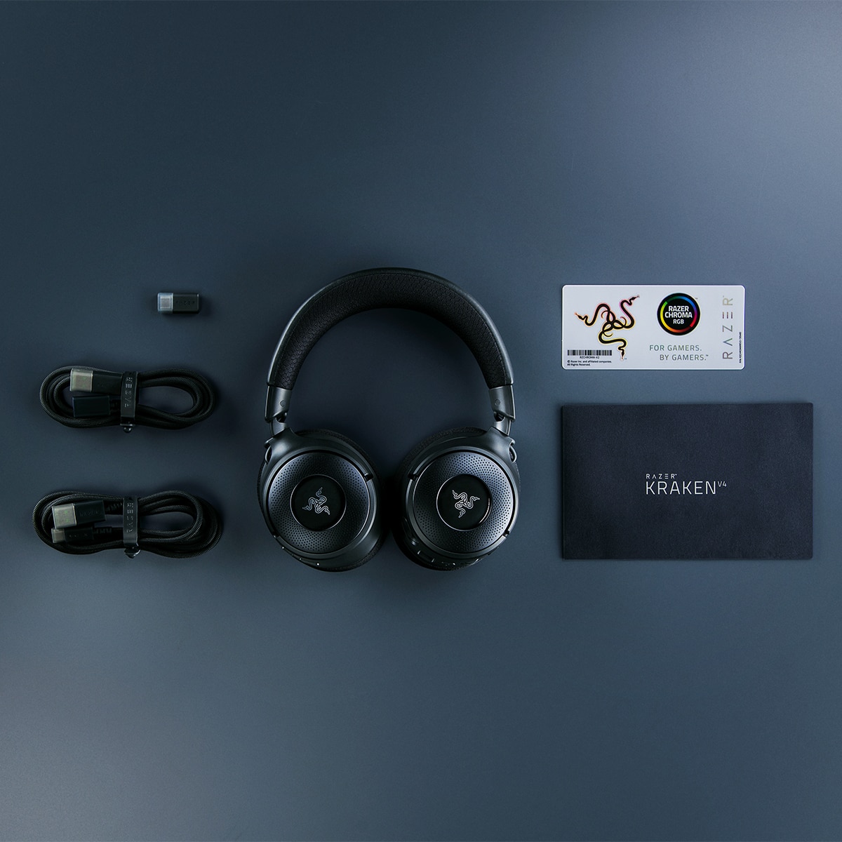 Auriculares Gaming con micrófono Razer Kraken V4 inalámbricos Negro-10
