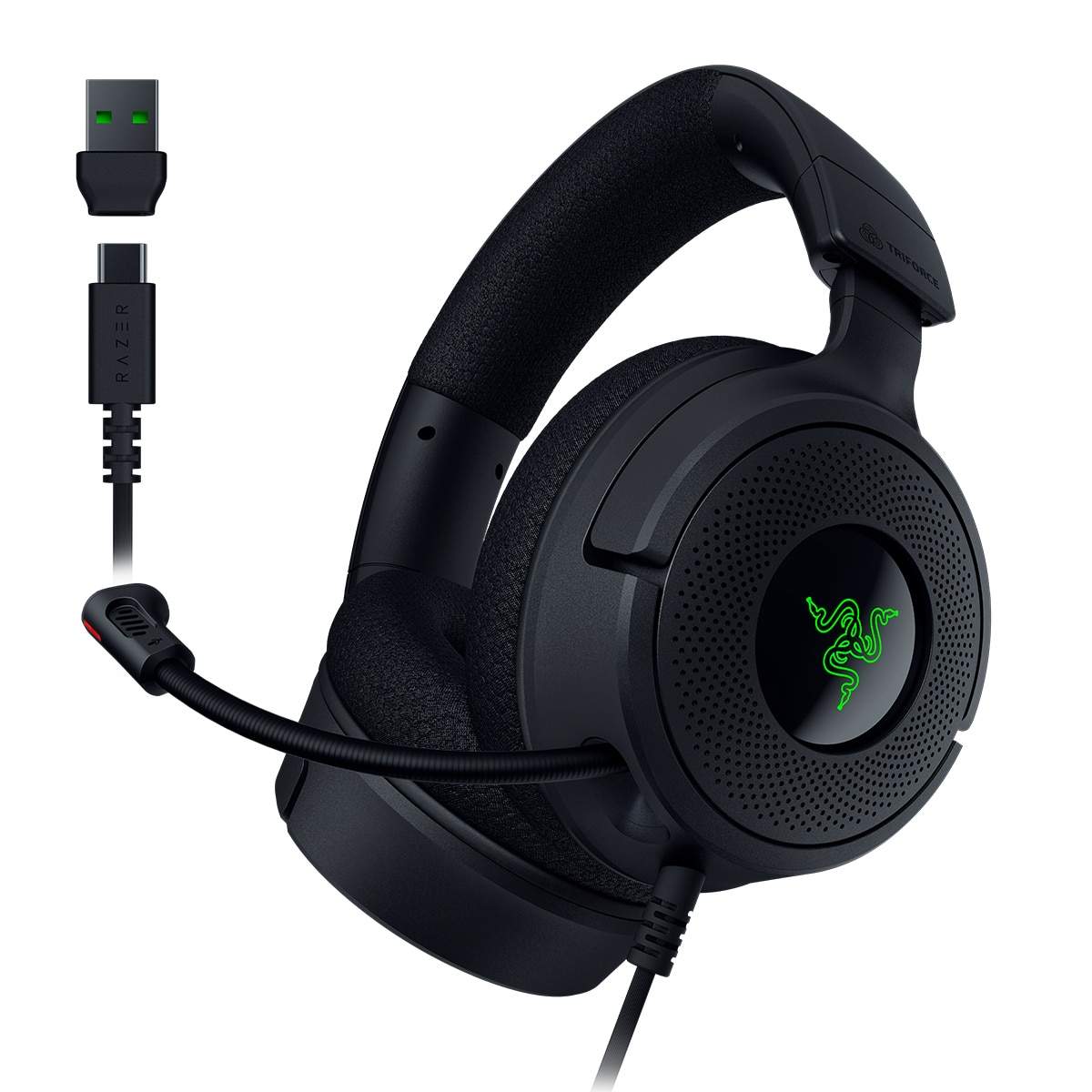 Auriculares Gaming con micrófono y cable Razer Kraken V4 X Negro-4