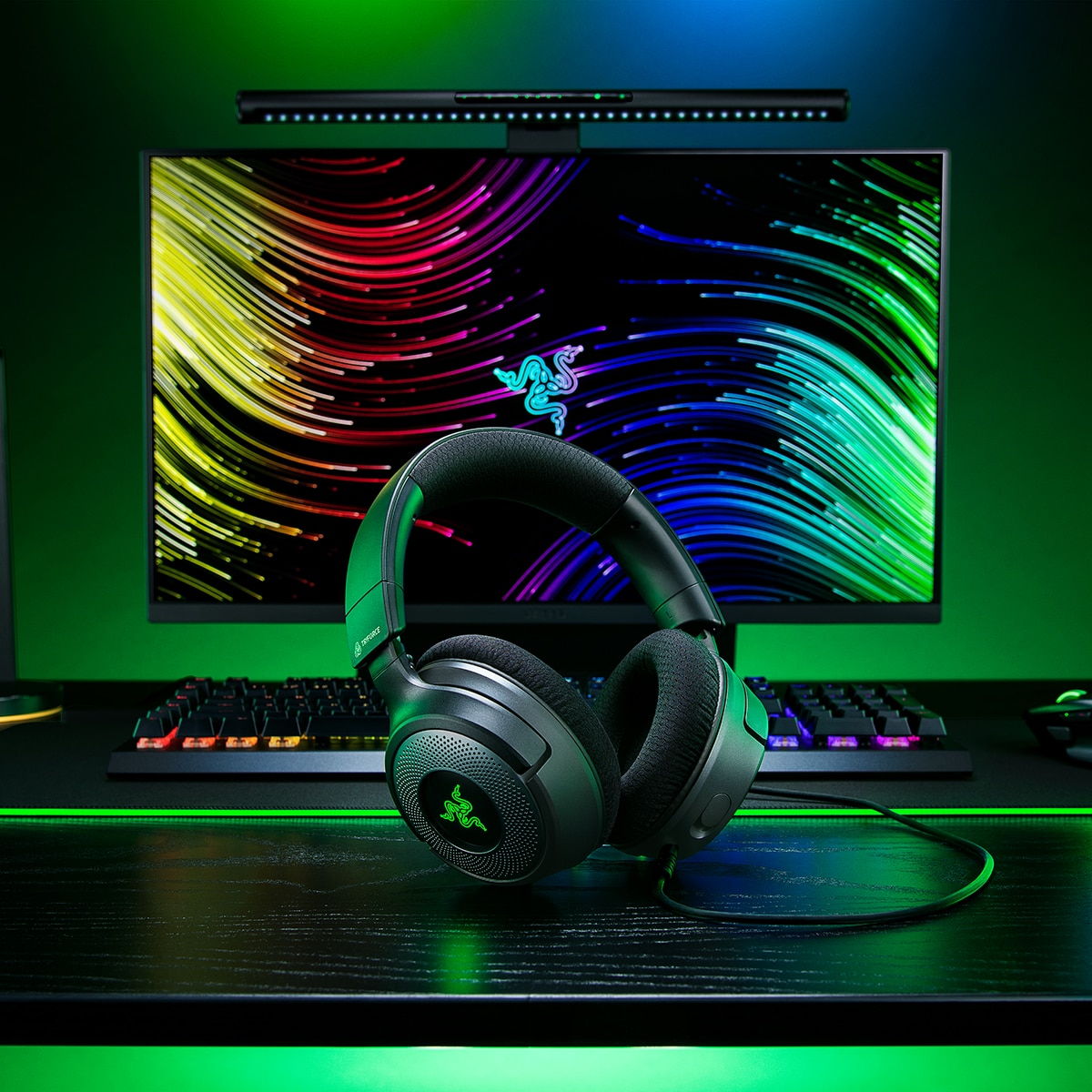 Auriculares Gaming con micrófono y cable Razer Kraken V4 X Negro-9