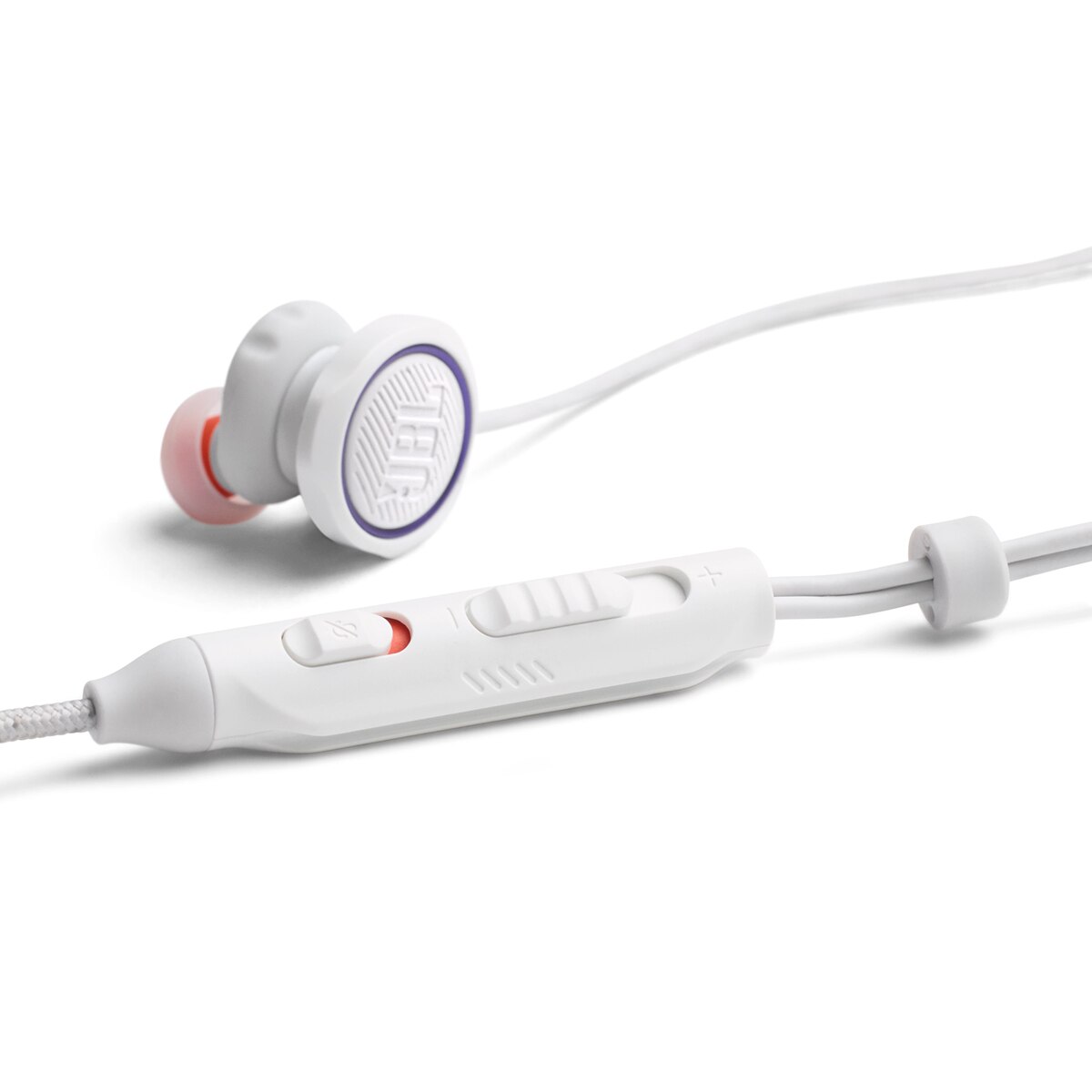Auriculares Gaming de botón con cable JBL Quantum 50 con USB-C Blanco-4