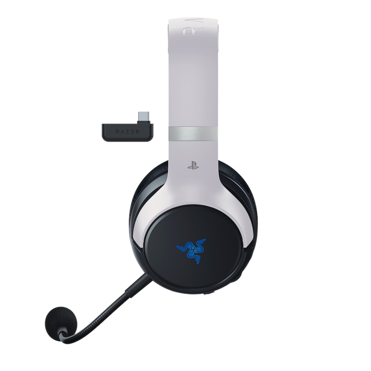 Auriculares de diadema con micrófono Gaming Razer Kaira HyperSpeed inalámbricos Multiplataforma - Licencia PlayStation Blanco / Negro-5
