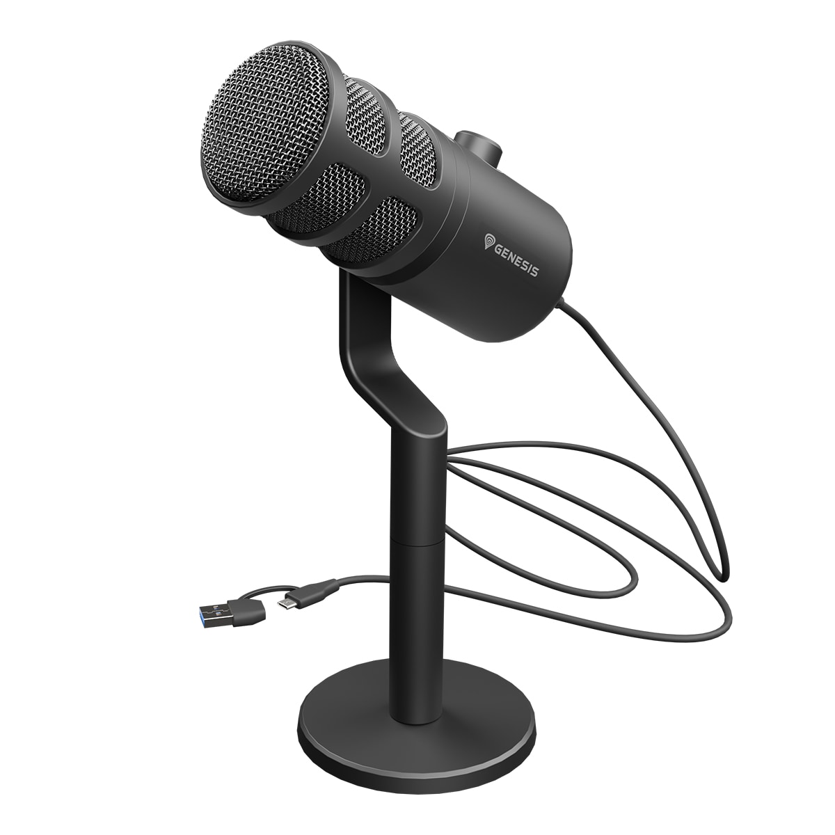 Micrófono Genesis RADIUM 350D Dinámico USB Negro-1