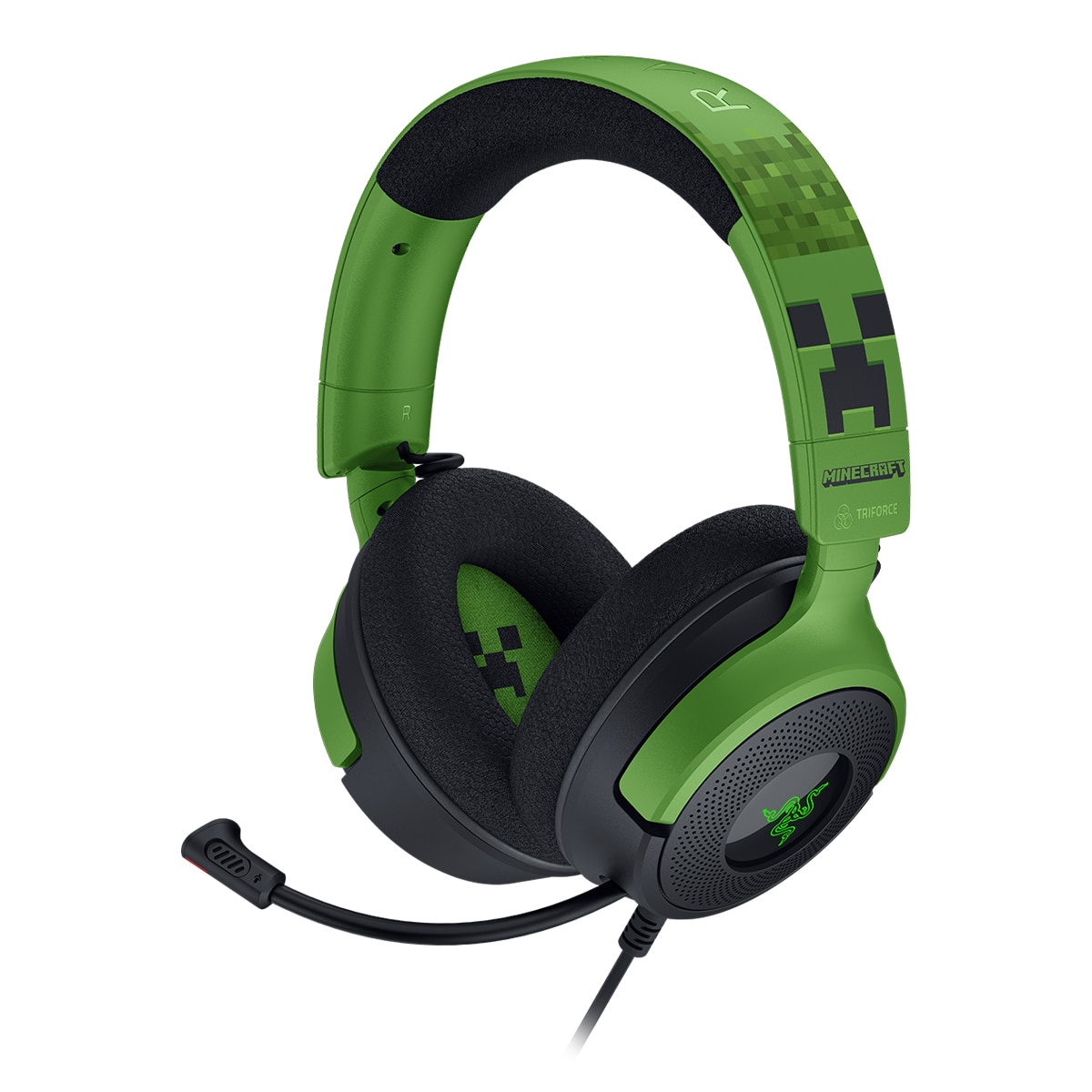 Razer - Auriculares Diadema Gaming Razer Kraken V4 X Minecraft Edition.