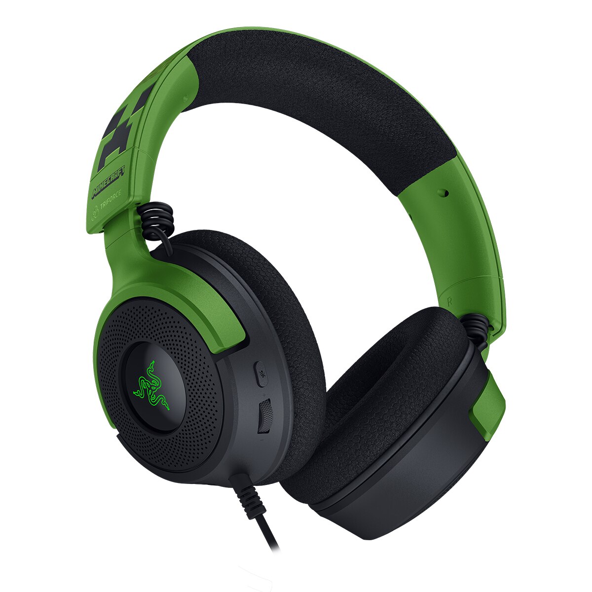 Auriculares Diadema Gaming Razer Kraken V4 X Minecraft Edition - Verde / Negro Verde / Negro-3
