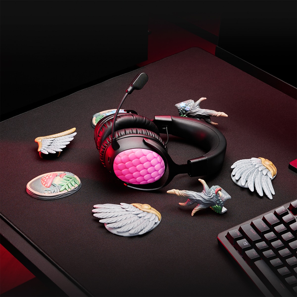 Auriculares de diadema inalámbricos HyperX Cloud III S Wireless para Gaming Negro / Rojo-9