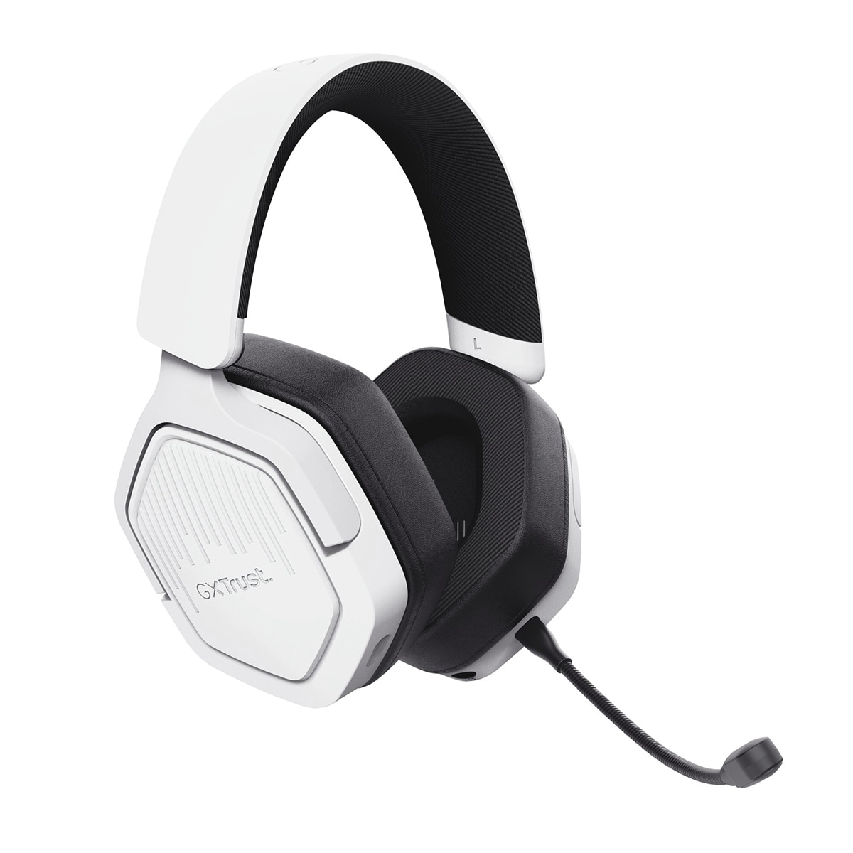 Auriculares Diadema con micrófono para Gaming Trust GXT493W Carus Blanco-2