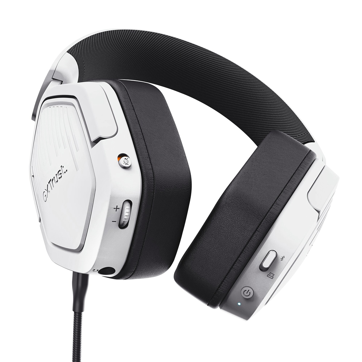 Auriculares Diadema con micrófono para Gaming Trust GXT493W Carus Blanco-3