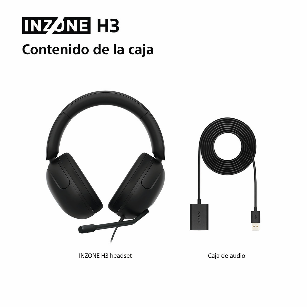 Auriculares Diadema con micrófono para Gaming Sony INZONE H3 Negro-7