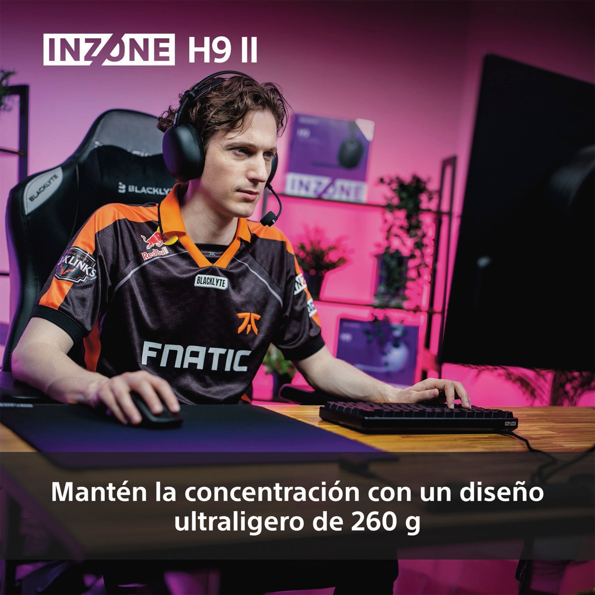 Auriculares Diadema con micrófono para Gaming Sony INZONE H9 II con cancelación de ruido Blanco-4