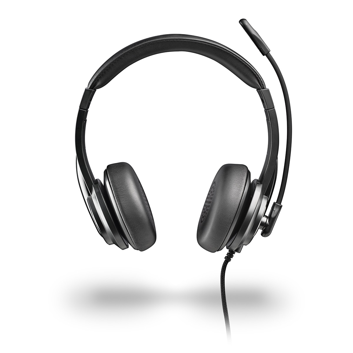 Auriculares de diadema con micrófono NGS VOX605 USB-C con adaptador USB-A Negro-3