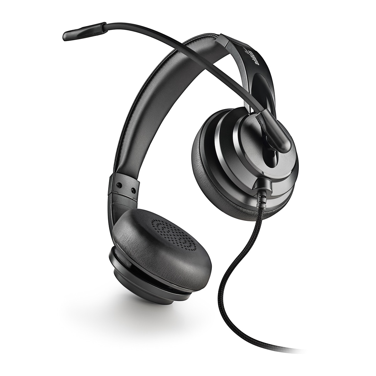 Auriculares de diadema con micrófono NGS VOX605 USB-C con adaptador USB-A Negro-5