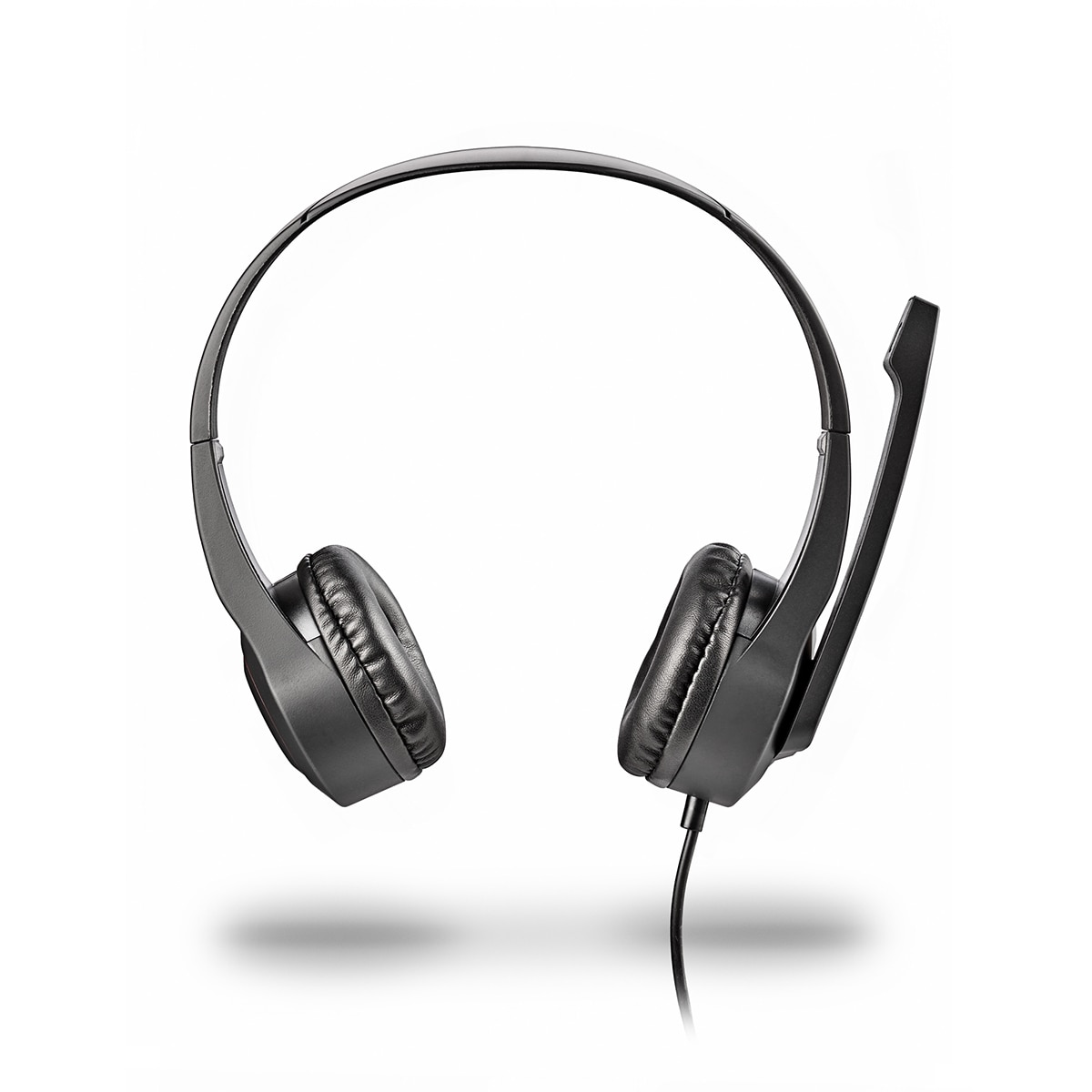 Auriculares de diadema con micrófono NGS MSX 10 PRO con micrófono ajustable, conexión Jack 3,5 mm y adaptador doble Jack Negro-3