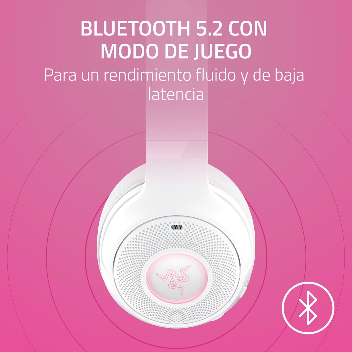 Auriculares Gaming Razer Kraken Kitty V2 Blanco-8