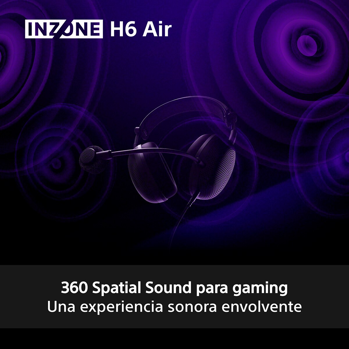 Auricular Gaming con micrófono Sony Inzone H6 Air - Negro Negro-7