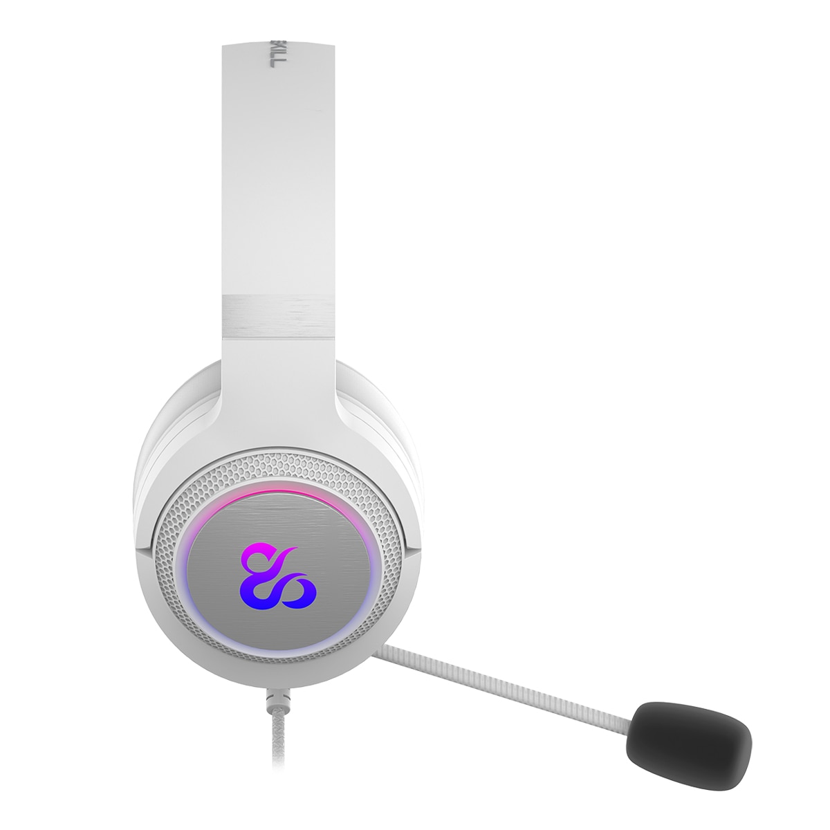 Auriculares de diadema Gaming Newskill Sobek 7.1 V2 con sonido virtual 7.1 e iluminación RGB - Marfil Marfil-3