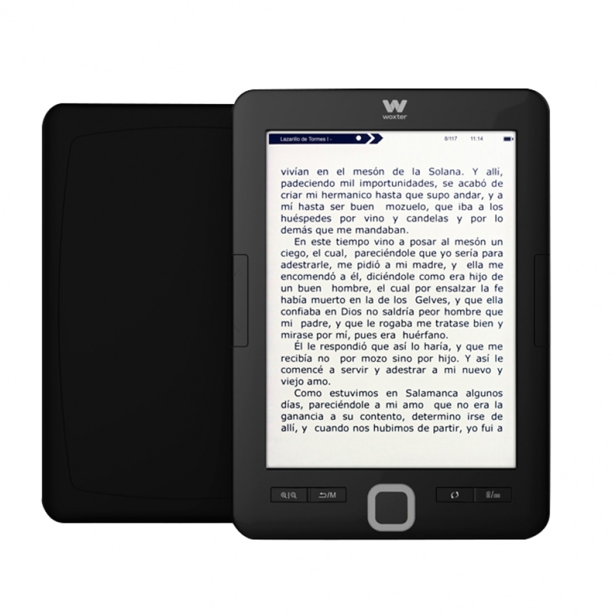 Imagen 0 de eReader Woxter Scriba 195 Negro, 4GB, 6" (15,24 cm) E-Ink Pearl Negro