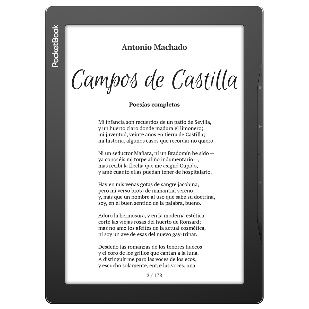 eReader PocketBook InkPad Lite, 8 GB, 9,7" E-Ink Carta Gris niebla-1