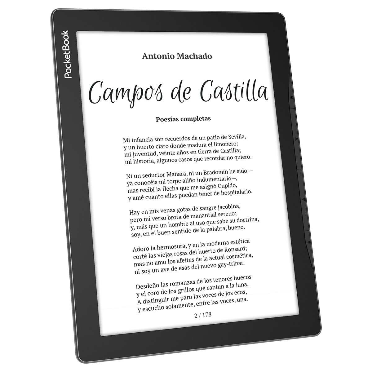 eReader PocketBook InkPad Lite, 8 GB, 9,7" E-Ink Carta Gris niebla-3