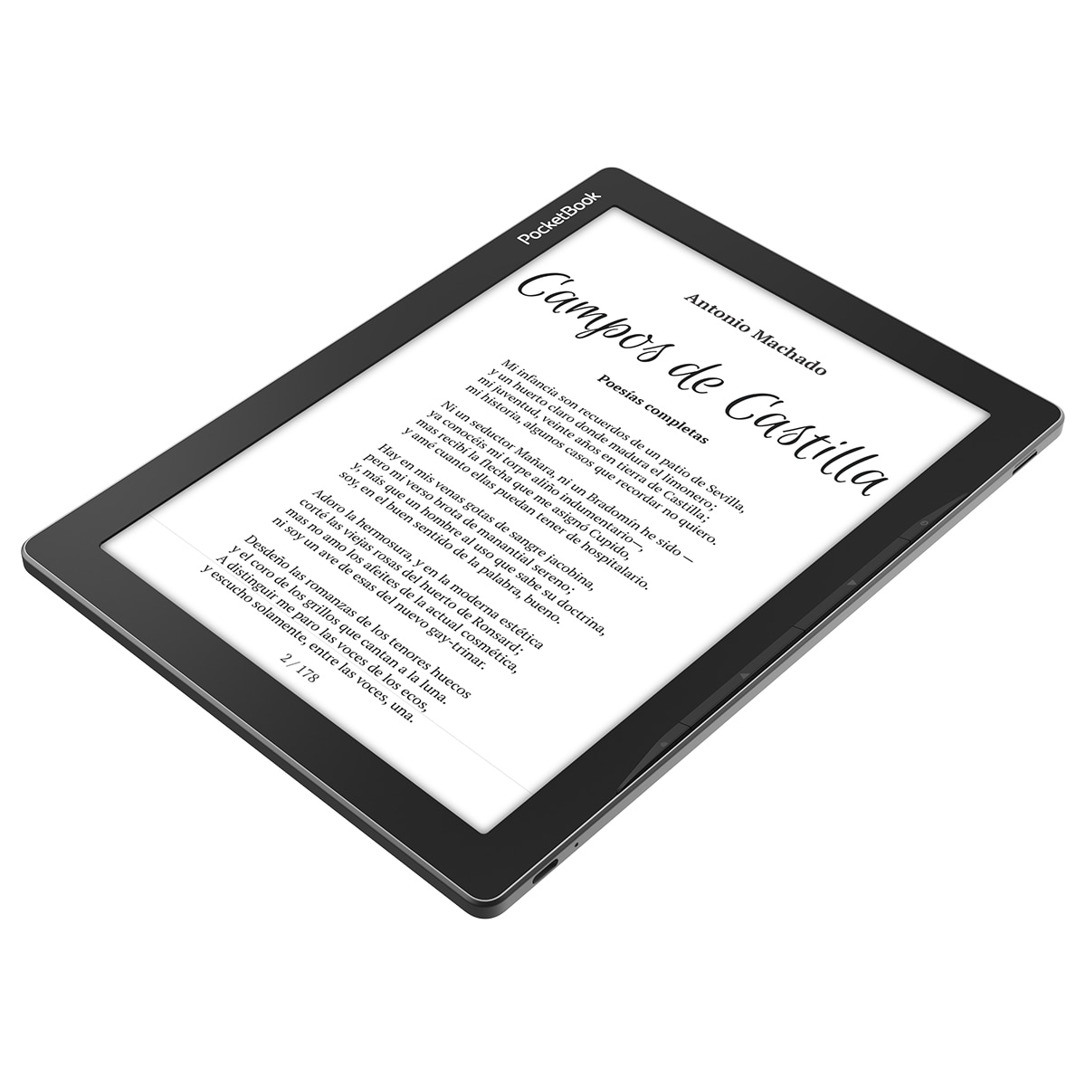eReader PocketBook InkPad Lite, 8 GB, 9,7" E-Ink Carta Gris niebla-4