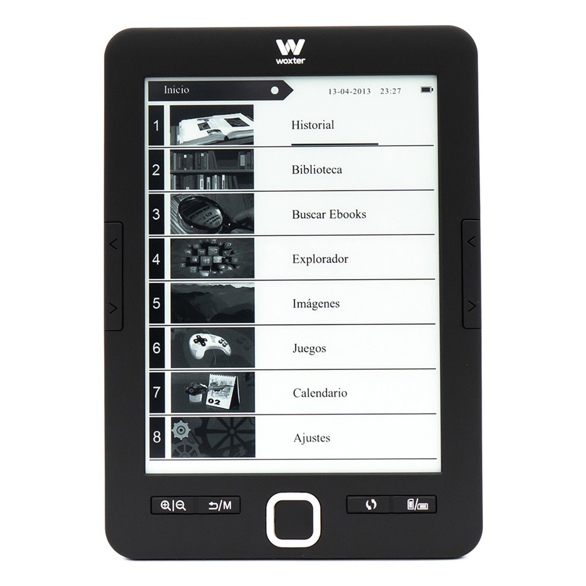 eReader Woxter Scriba 195, 4GB, 6" E-Ink Pearl, negro Negro-2