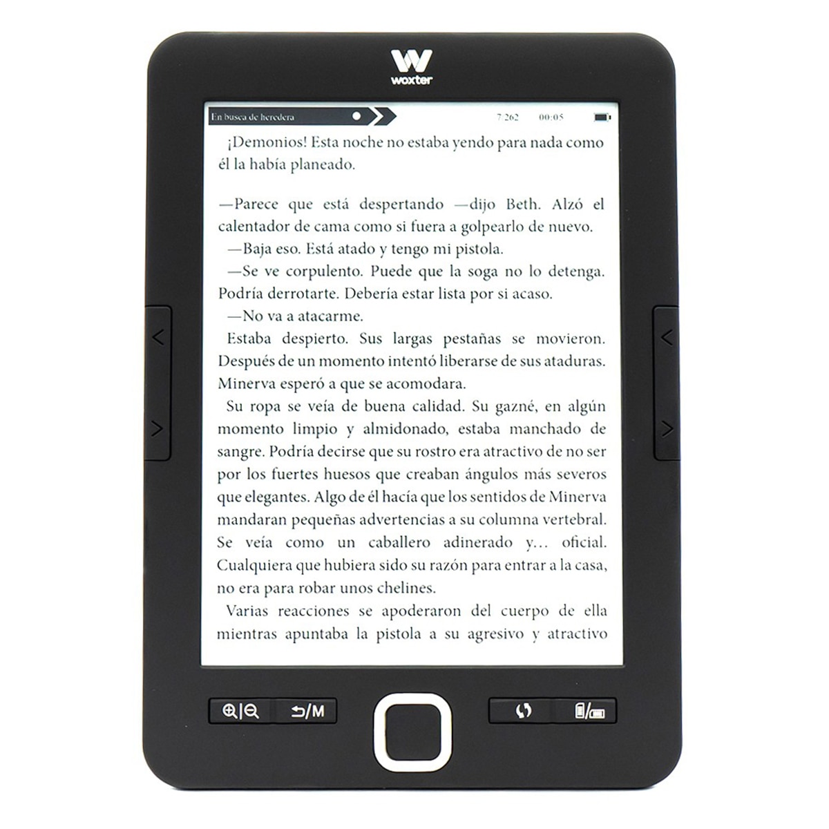 eReader Woxter Scriba 195, 4GB, 6" E-Ink Pearl, negro Negro-3