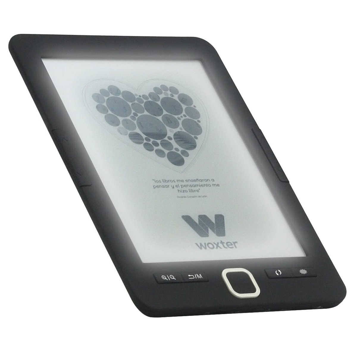 eReader Woxter Scriba 195 Paperlight, 4GB, 6" E-Ink Pearl retroiluminada, negro Negro-1
