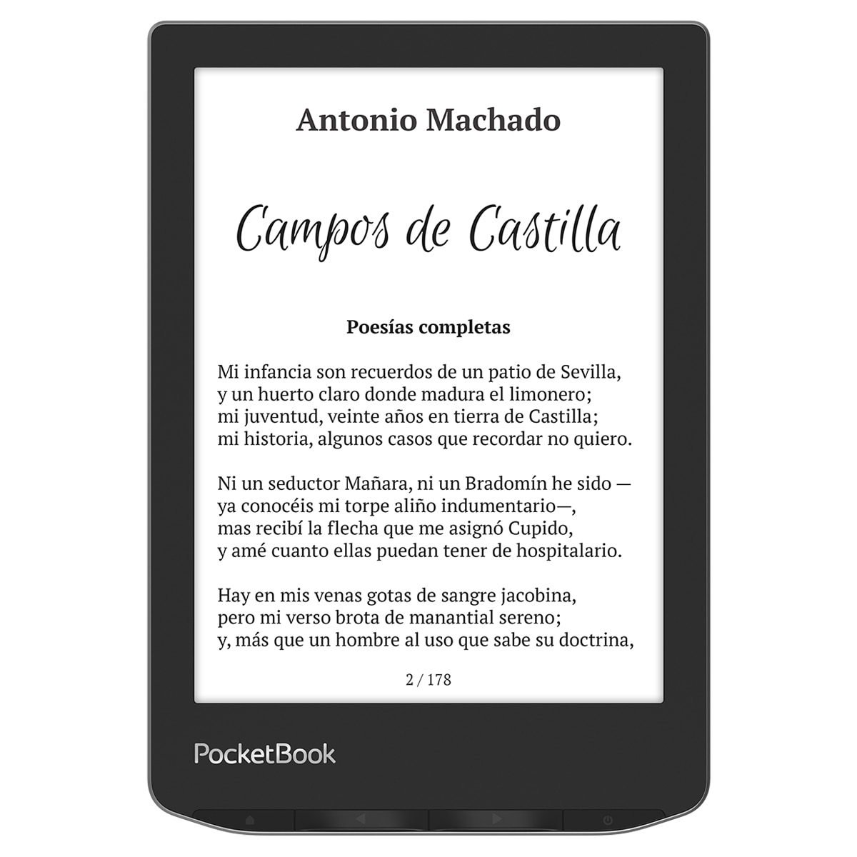 e-Reader Pocketbook Verse Mist Grey, 6" E-ink Carta. Gris niebla-4