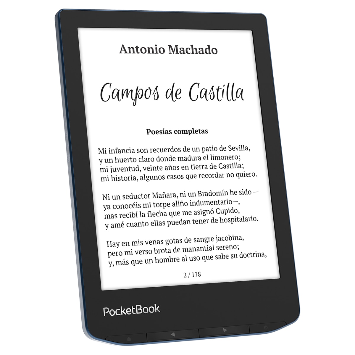 e-Reader Pocketbook Verse Pro Azure, 6" E-ink Carta Azul-5