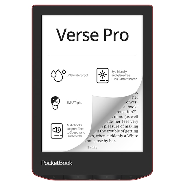 e-Reader Pocketbook Verse Pro Passion Red, 6