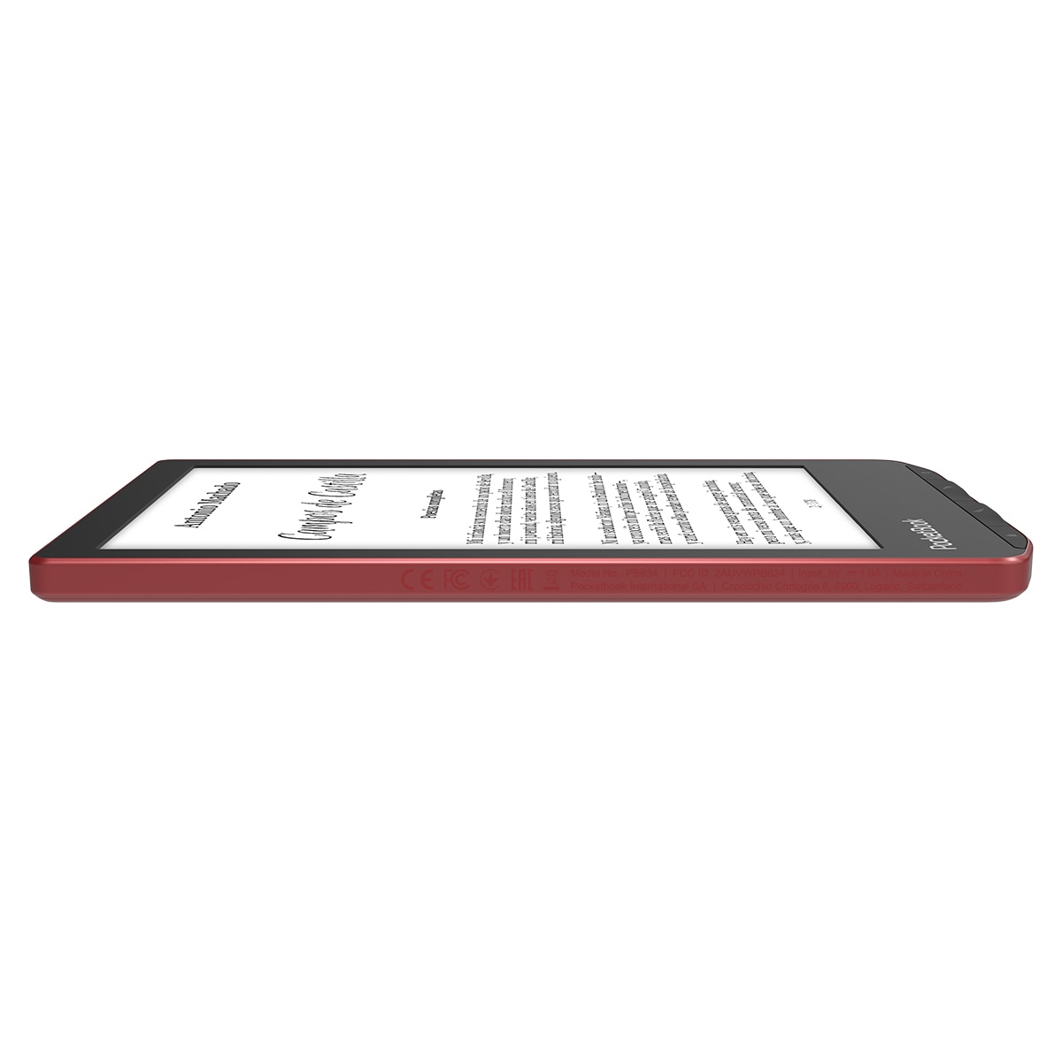e-Reader Pocketbook Verse Pro Passion Red, 6" E-ink Carta Rojo-7