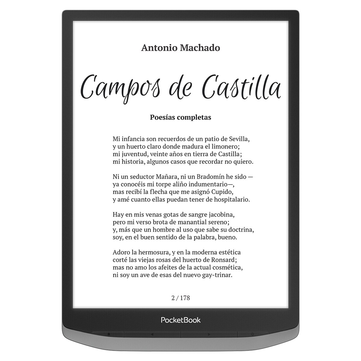 e-Reader InkPad X Pro Gris, 10,3" E-ink Mobius Gris-3