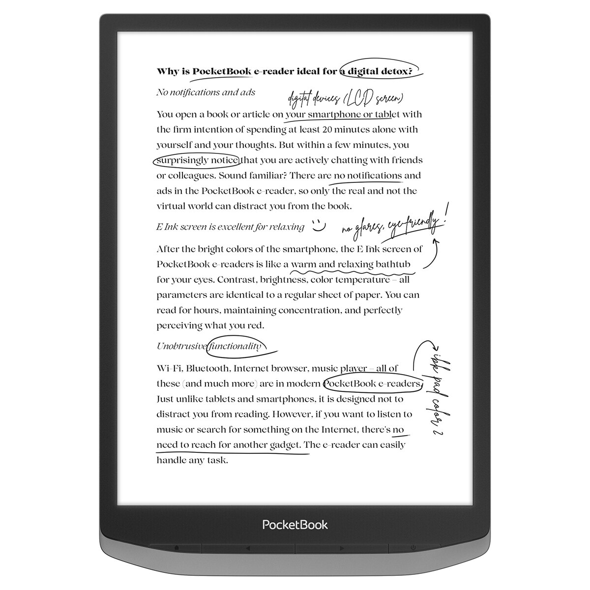 e-Reader InkPad X Pro Gris, 10,3" E-ink Mobius Gris-4