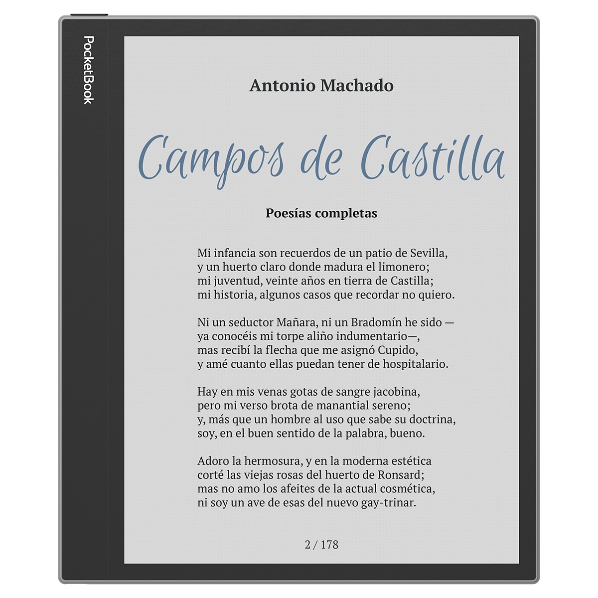 e-Reader PocketBook Inkpad Eo Mist Grey 10,3" E-Ink Kaleido 3, Android y cámara integrada Gris niebla-4