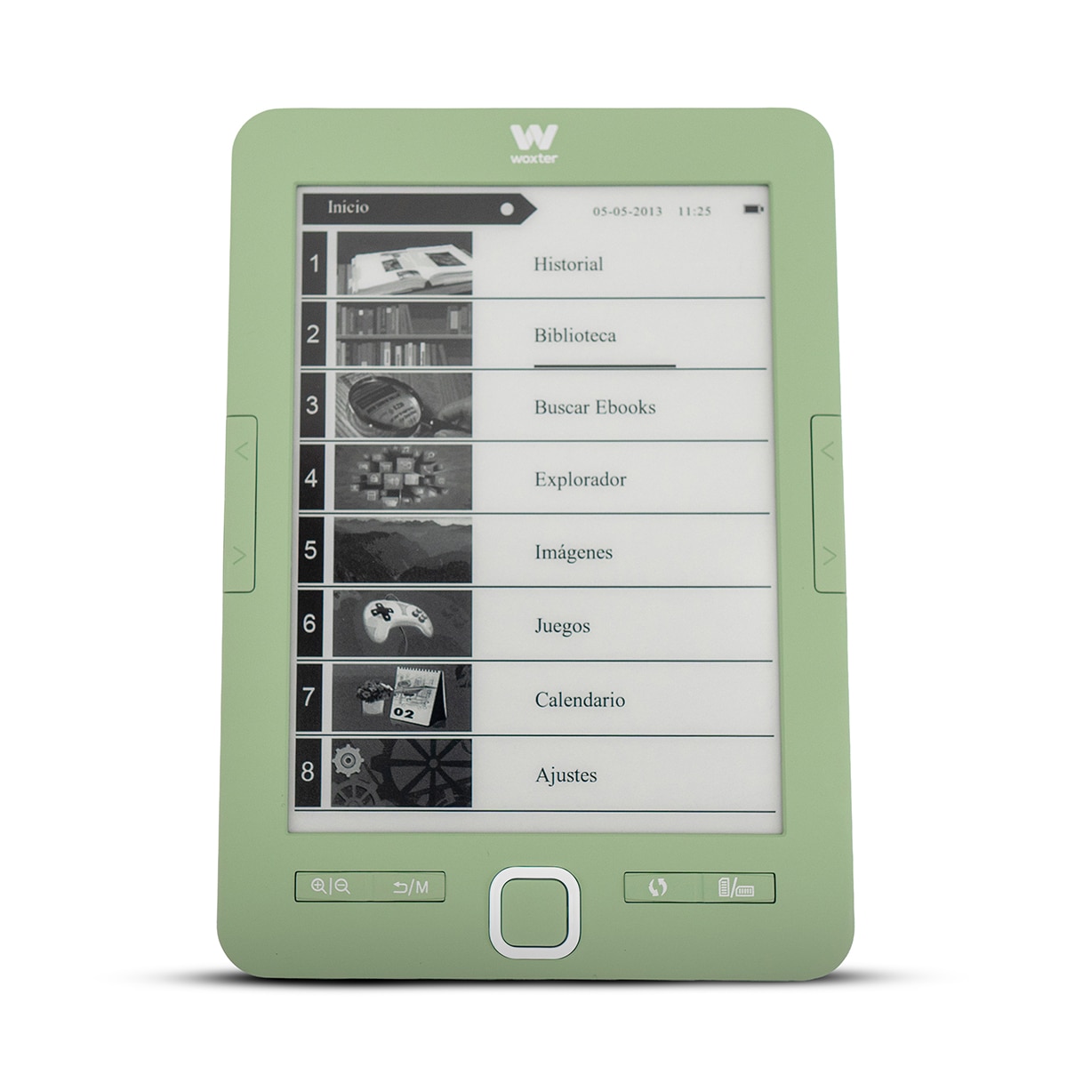 e-Reader Woxter Scriba 195 Salvia, 6" E-Ink Pearl Plus Salvia-4