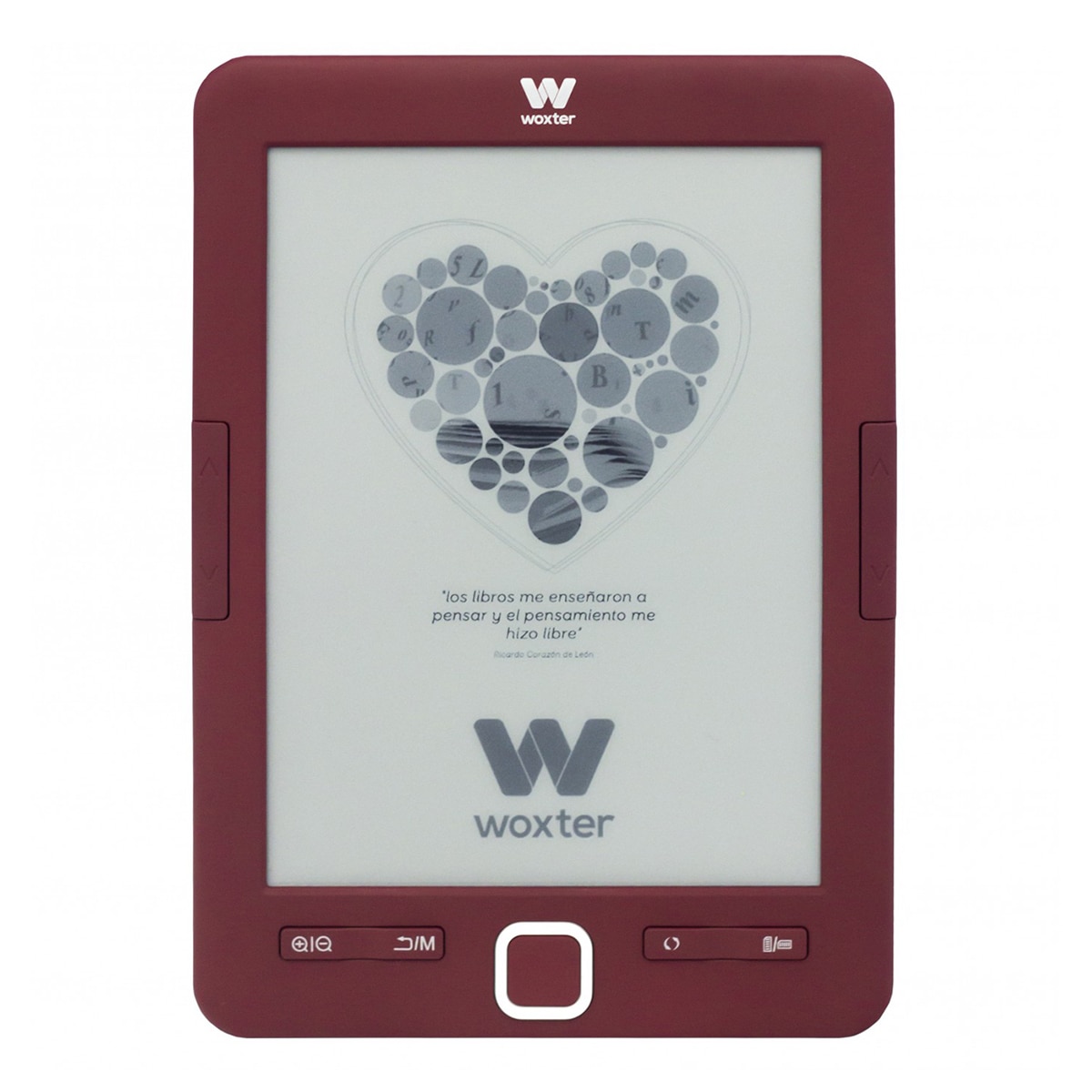 Imagen 0 de e-Reader Woxter Scriba 195 Red, 6" E-Ink Pearl Plus