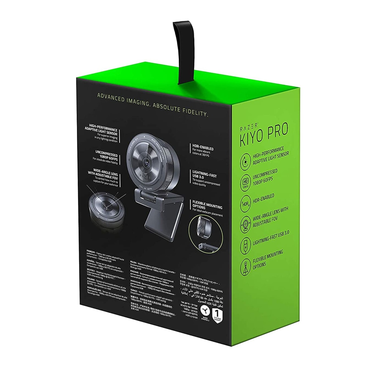 Imagen 3 de Webcam Gaming Razer Kiyo Pro Full HD 1080p - Negro Negro