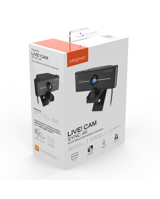 Webcam Creative Live! Cam Sync 4K - Negro Negro-9