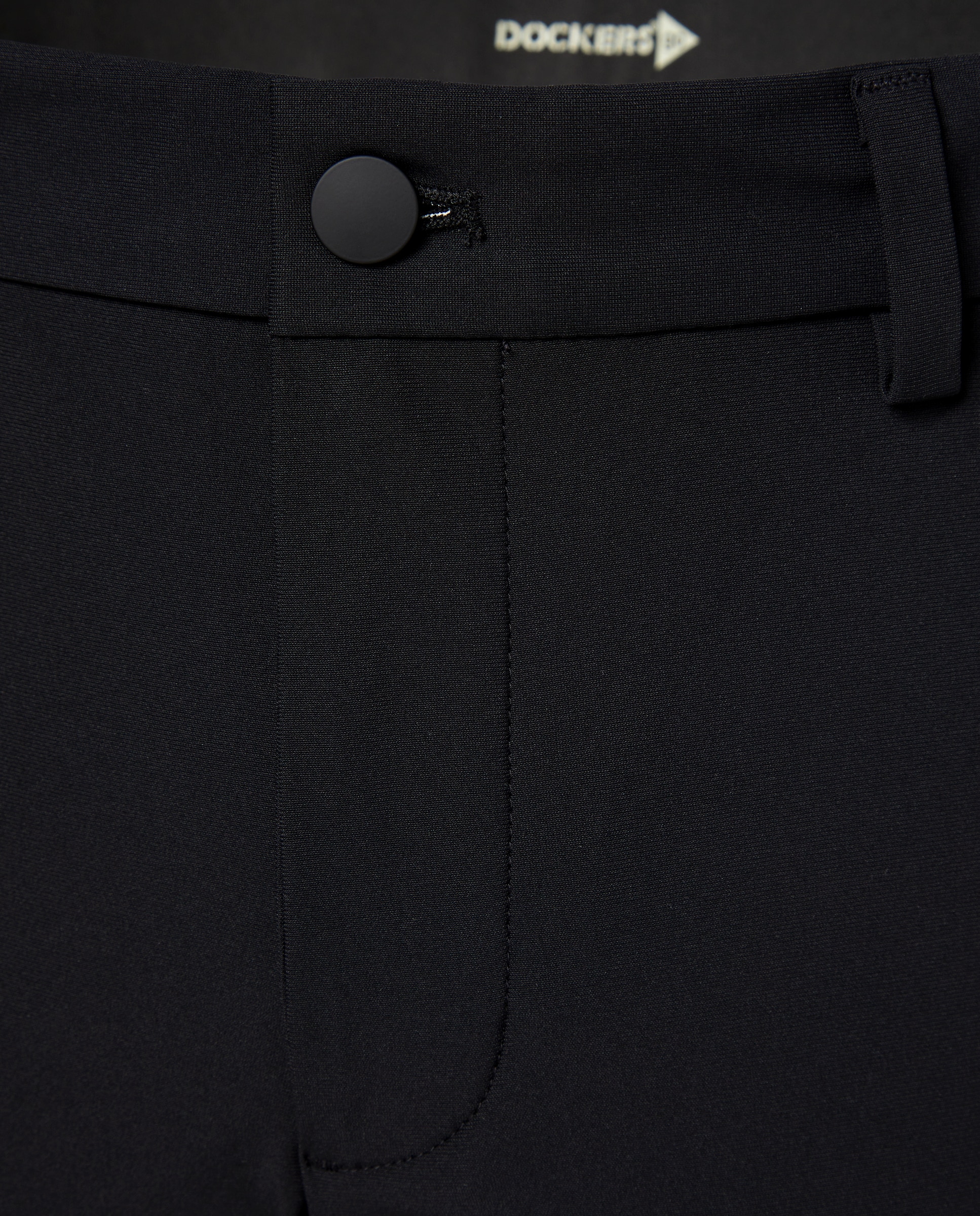 Calças Chino Casual Slim Fit. Preto-6