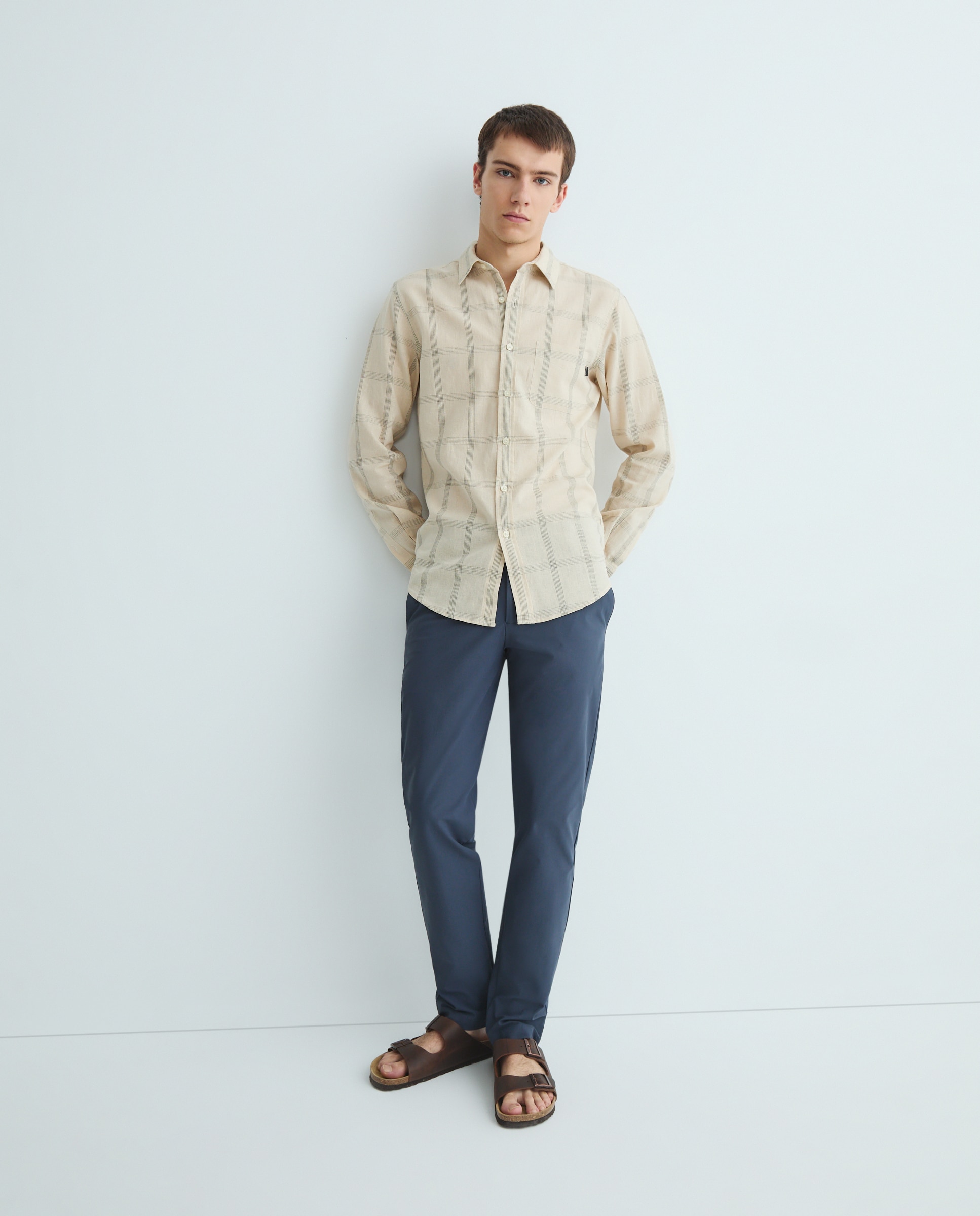 Imagem 0 de Calças Chino Casual Slim Fit.