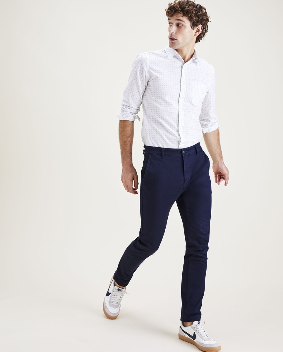 Calças Chino Skinny Azul-marinho-6