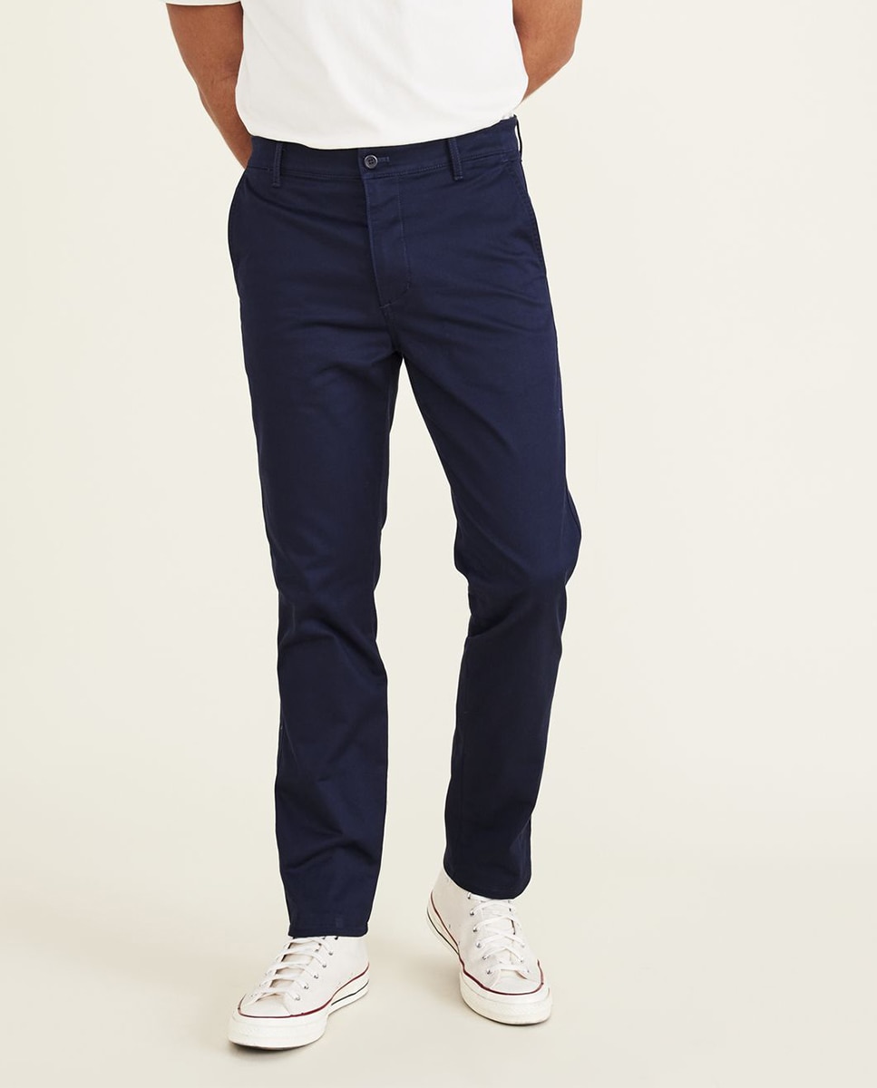 Calças Chino Slim Azul-marinho-2