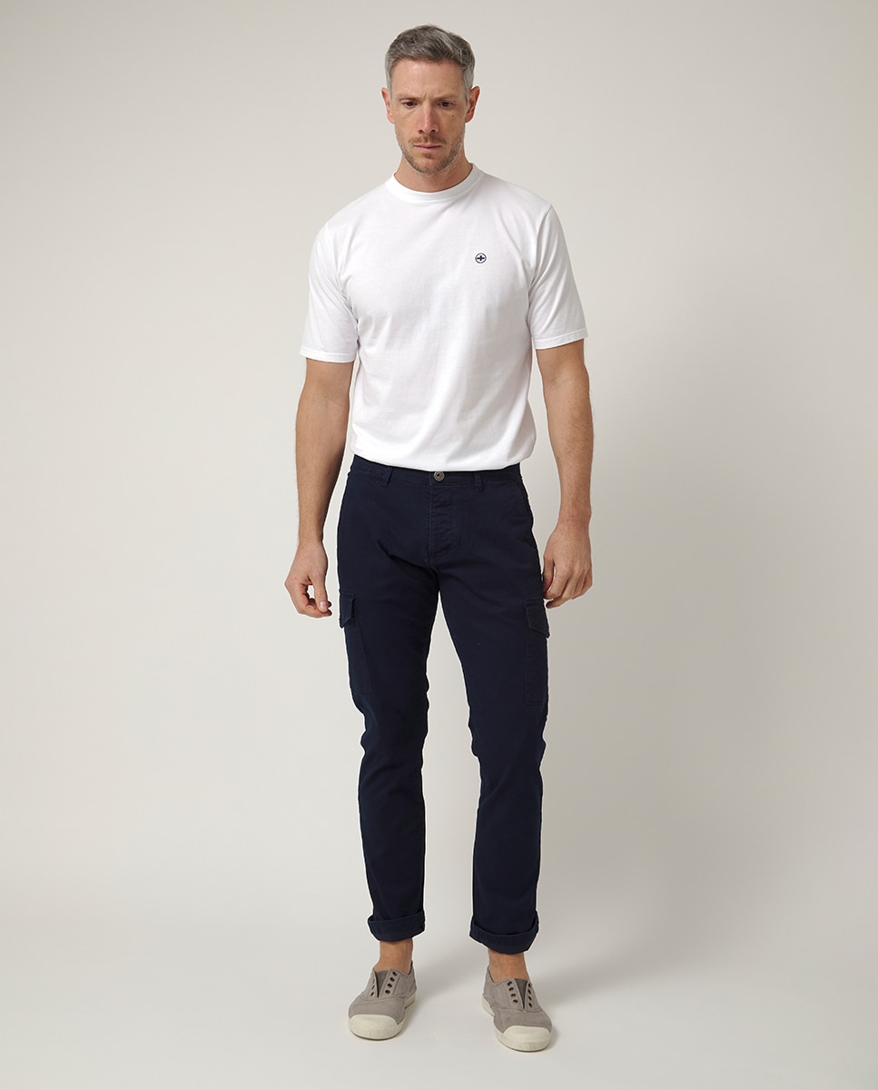 Altonadock - Pantalón cargo de hombre, con bolsillos exteriores..