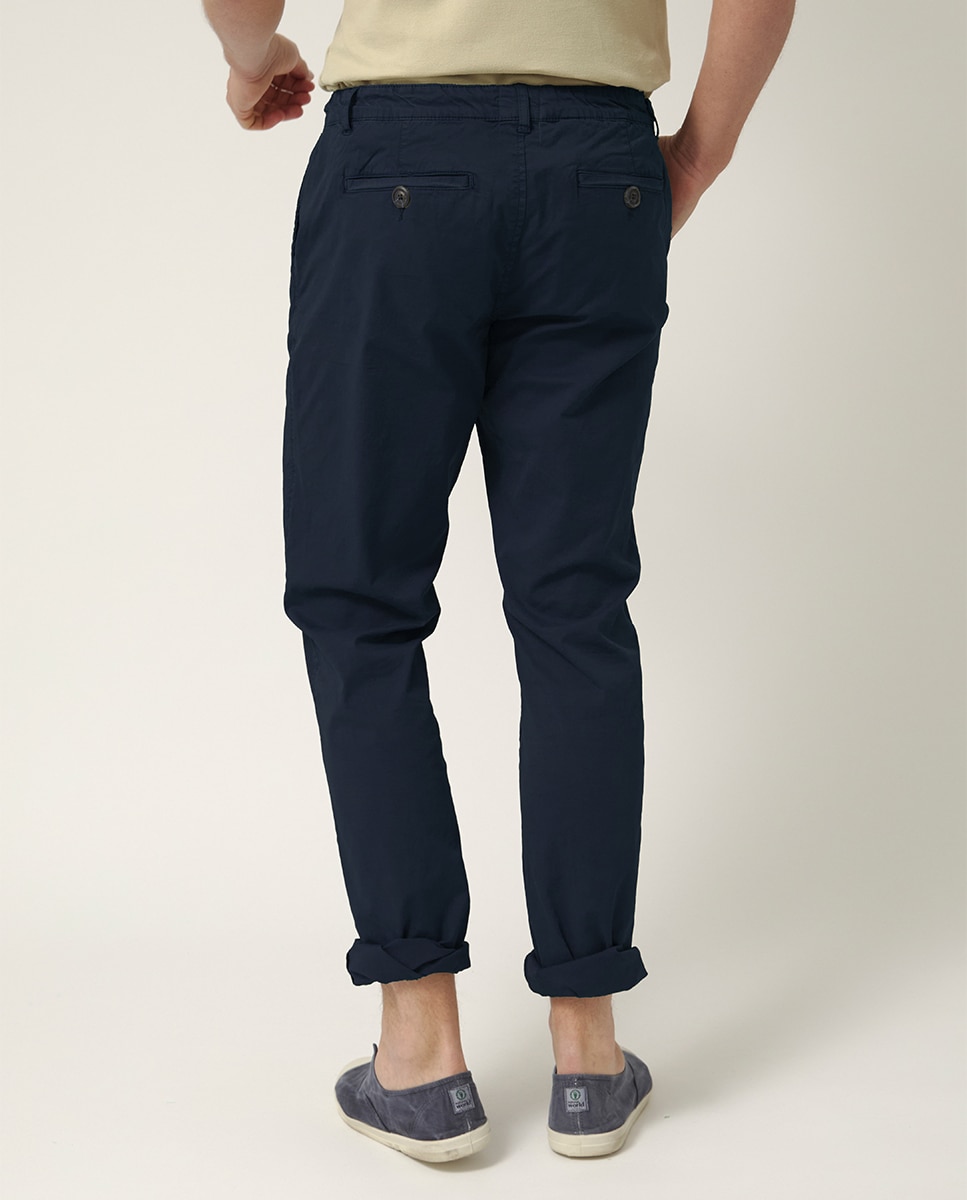 Joggers com Cordão Azul-marinho-3