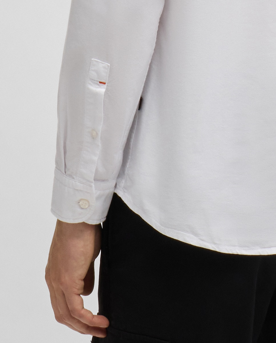 Camisa de Manga Comprida Branco-1