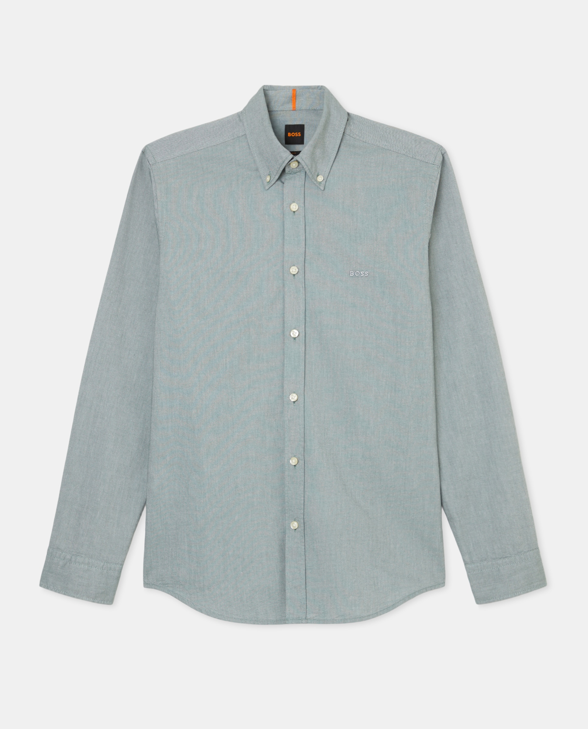 Camisa de Manga Comprida Verde-claro-4