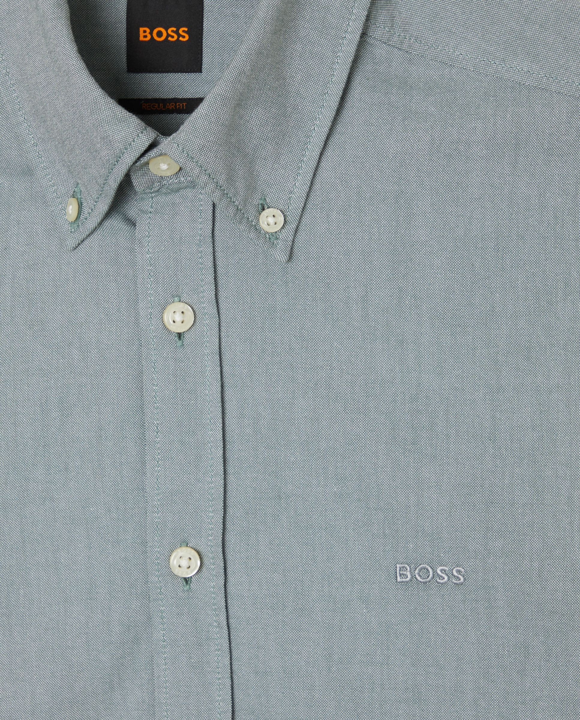 Camisa de Manga Comprida Verde-claro-5