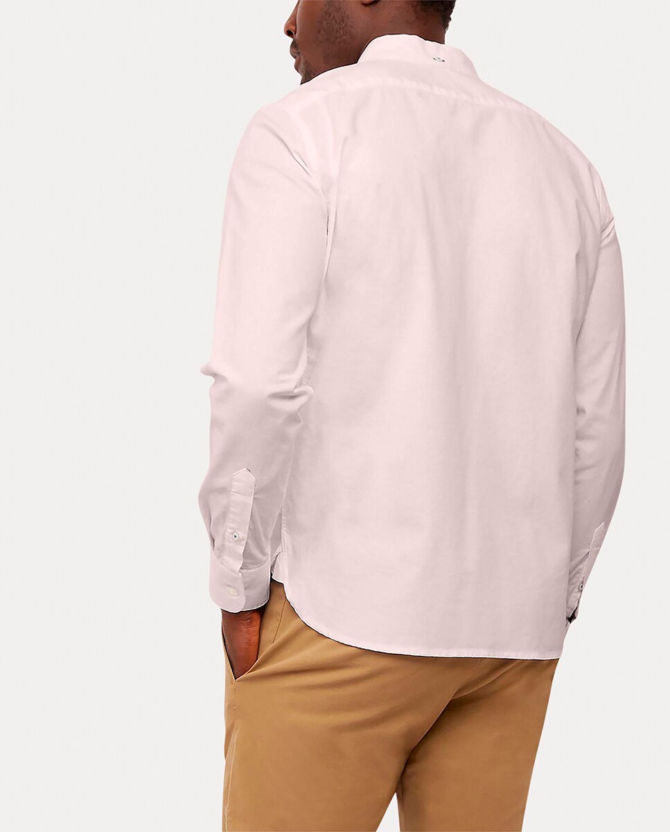 Camisa Oxford Rosa-2