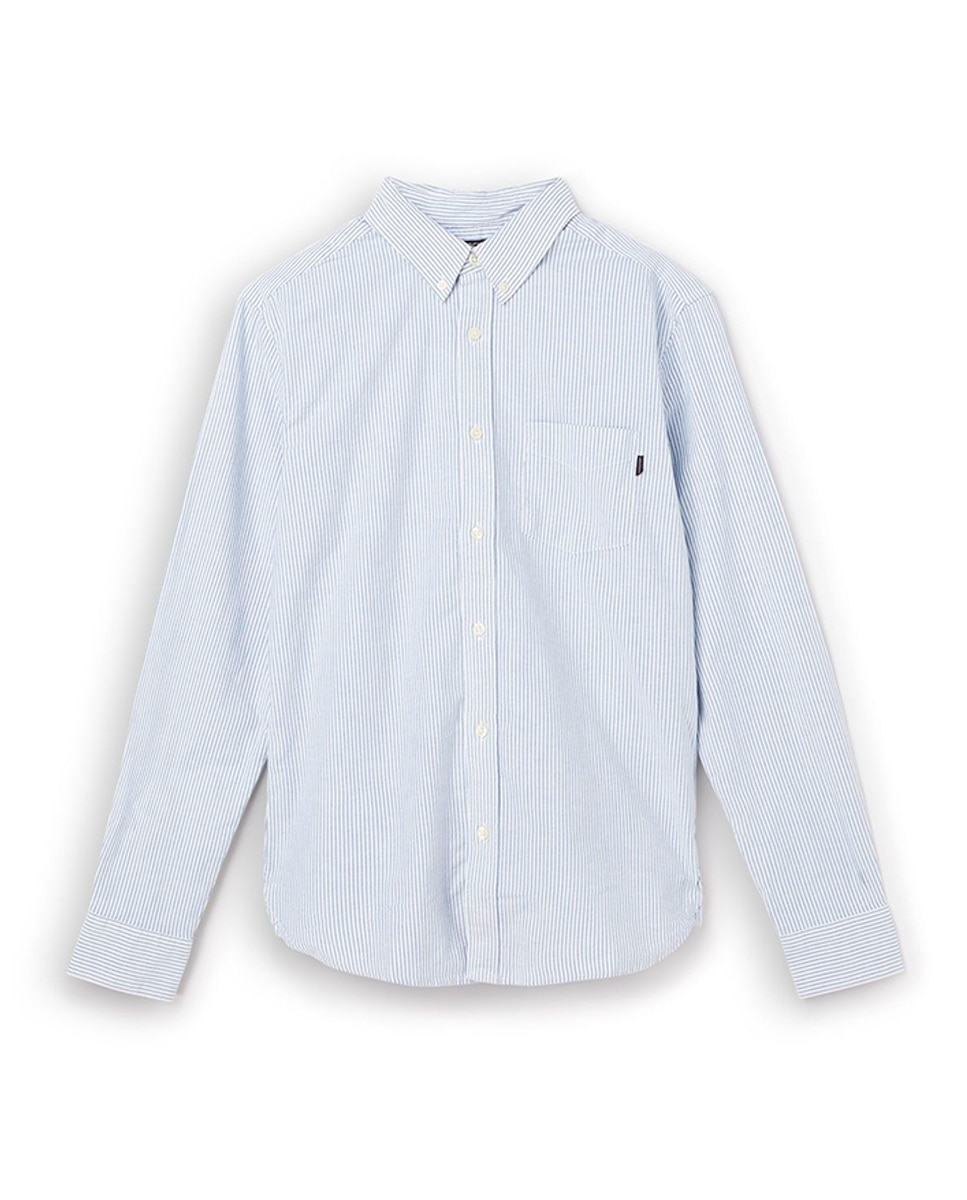 Camisa Oxford Elástica Azul-claro-4