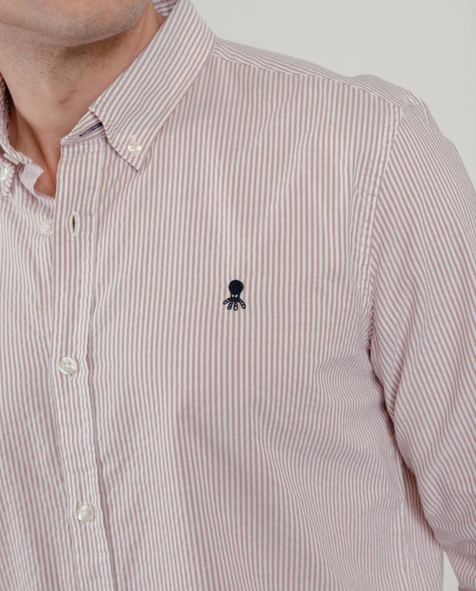 Camisa Castanho-claro-4