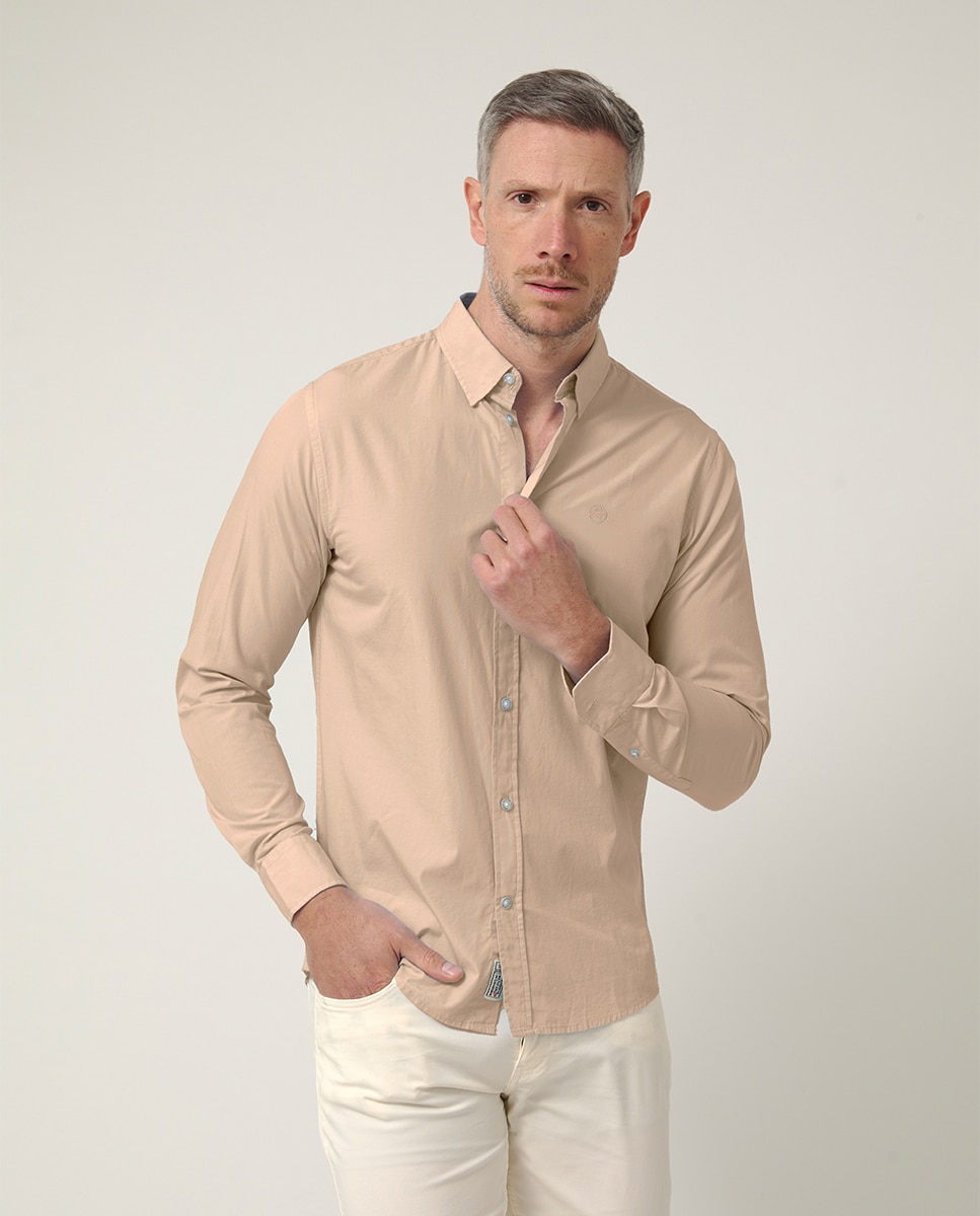 Imagem 0 de Camisa de Manga Comprida com Logótipo Bordado